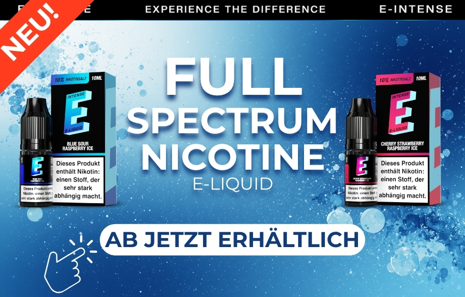 - - - E-Intense Fulls Spectrum Nicotine E-Liquids