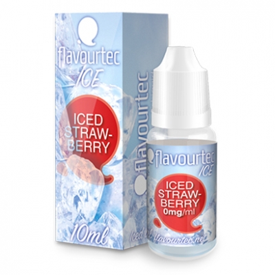 flavourtec ICED STRAWBERRY (geeiste Erdbeere) - E-Liquid made in EU