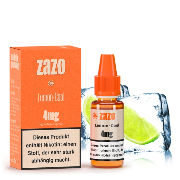 Lemon Cool E-Liquid 10ml von ZAZO - Made in Germany