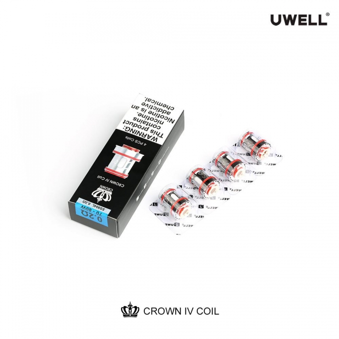 CROWN IV Ersatz-Verdampfer 0,23 & 0,25 Sieb-  UWELL