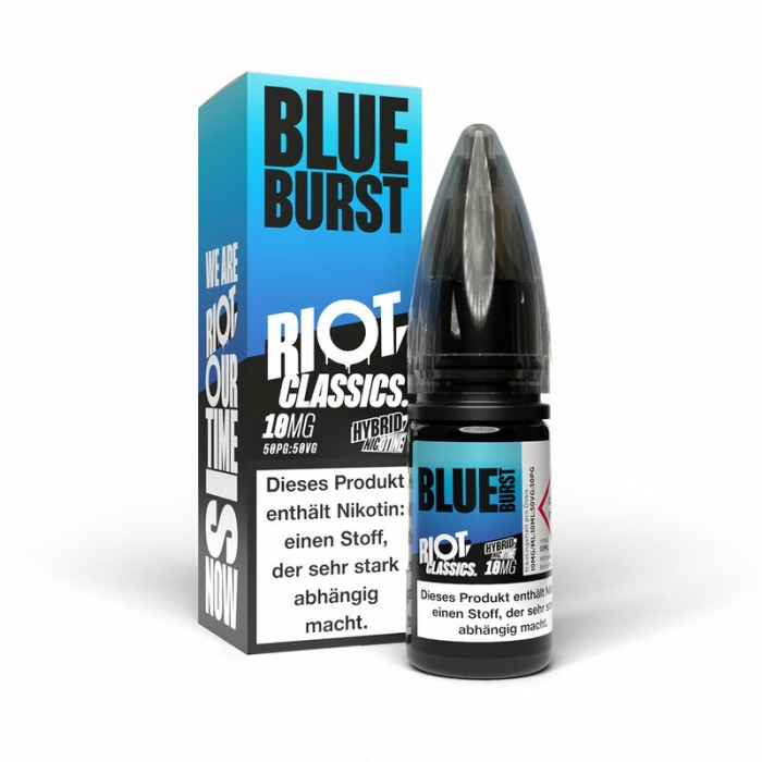 Blue Burst 10ml 20mg Nikotinsalzliquid - Riot Salt Hybrid Nikotin - RIOT SQUAD