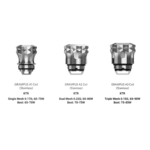 Ersatz Verdampferkopf (Single/Double/Tripple) fr den Grampus Tank - VAPTIO