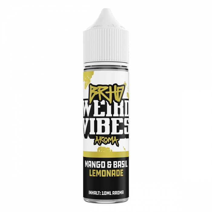 Weird Vibes Mango-Basil Lemonade 10ml LongFill - BAREHEAD