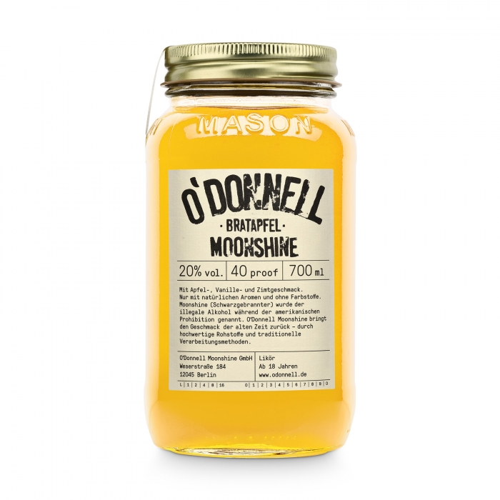 Bratapfel 20% vol. Likr - ODONNELL MOONSHINE