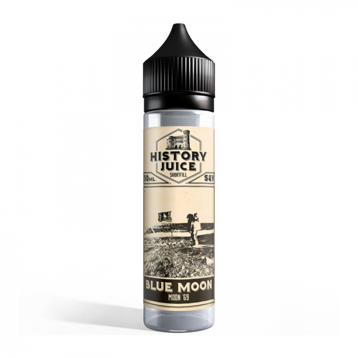 Blue Moon (blaue Himbeere, Erdbeere, Menthol) 50ml Overdosed - HISTORY JUICE