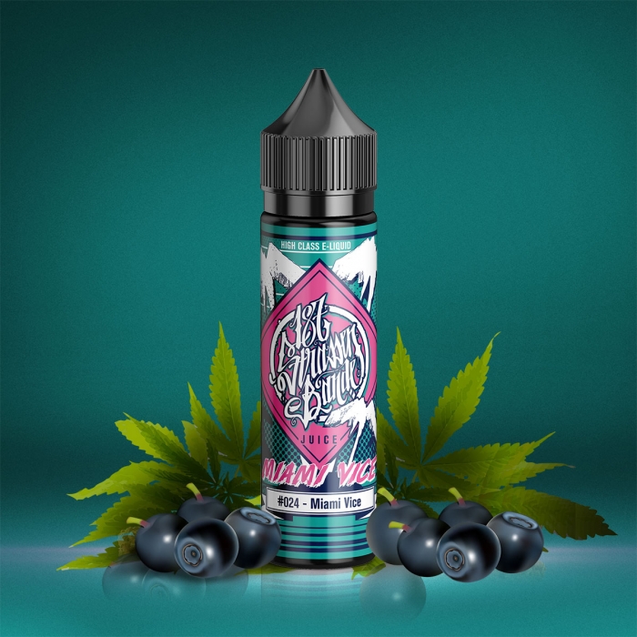 #24 MIAMI VICE - 50 ml OVERDOSED E-Liquid - 187 Straenbande Liquid