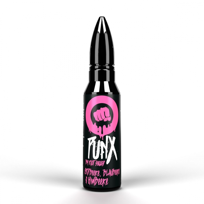 PUNX Strawberry, Blueberry & Raspberry - 50 ml Overdosed E-Liquid- Riot Squad