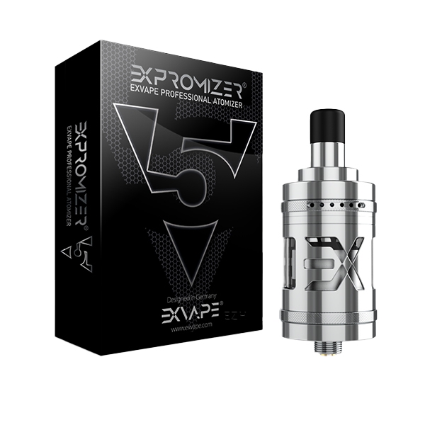 Expromizer V5 RTA (schwarz, gunmetal, sandblast) -Selbstwickel-Tankverdampfer - Exvape