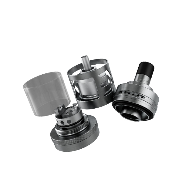 Expromizer V5 RTA (schwarz, gunmetal, sandblast) -Selbstwickel-Tankverdampfer - Exvape