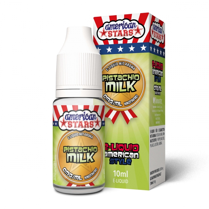 American Stars PISTACHIO MILK (Pistazien, Mlich) - American Style E-Liquid made in EU