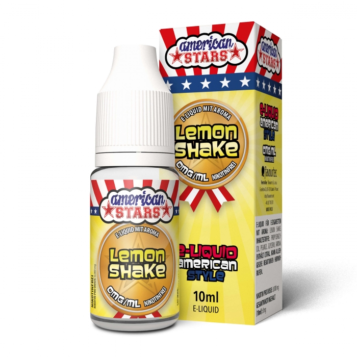 American Stars LEMON SHAKE (Buttermilch Zitrone) - American Style E-Liquid made in EU