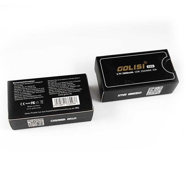 IMR 18650 S26 35A 2600mAh Akku - Golisi