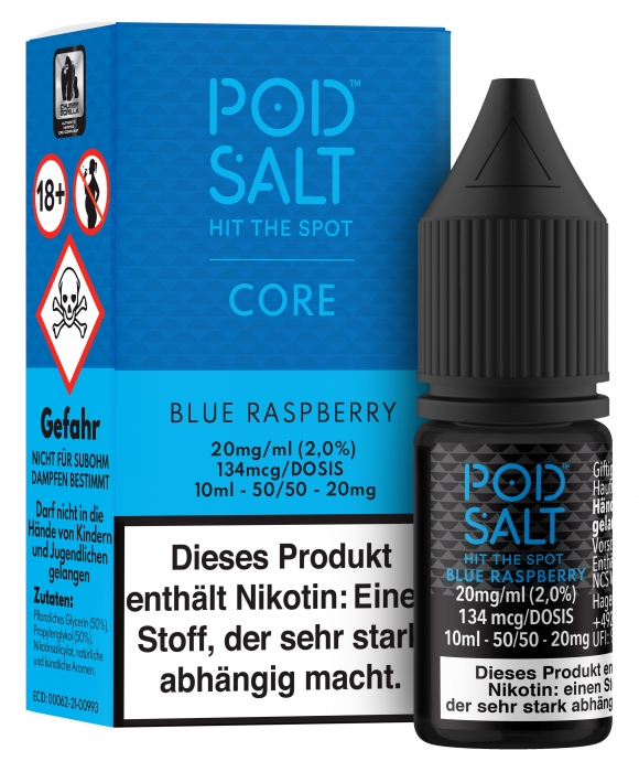 CORE Blue Raspberry Nikotinsalzliquid - POD SALT