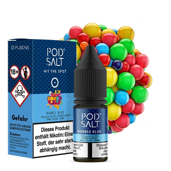 FUSION Bubble Blue Nikotinsalzliquid - POD SALT