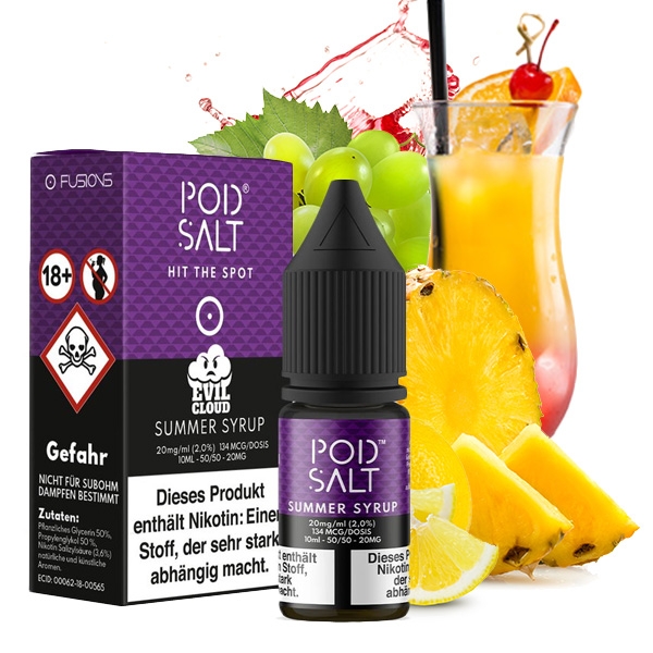 FUSION Summer Syrup Nikotinsalzliquid -POD SALT