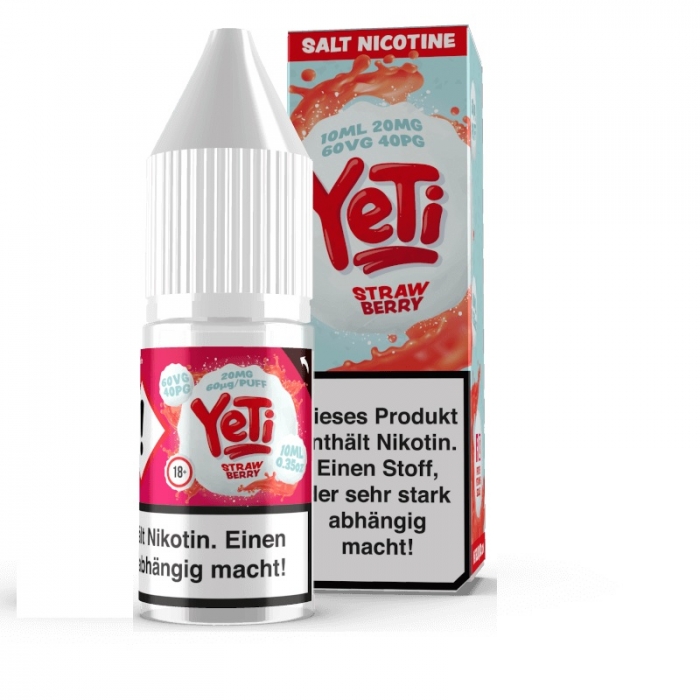 Strawberry 10ml Nikotinsalzliquid (Erdbeere & Frische) - Yeti