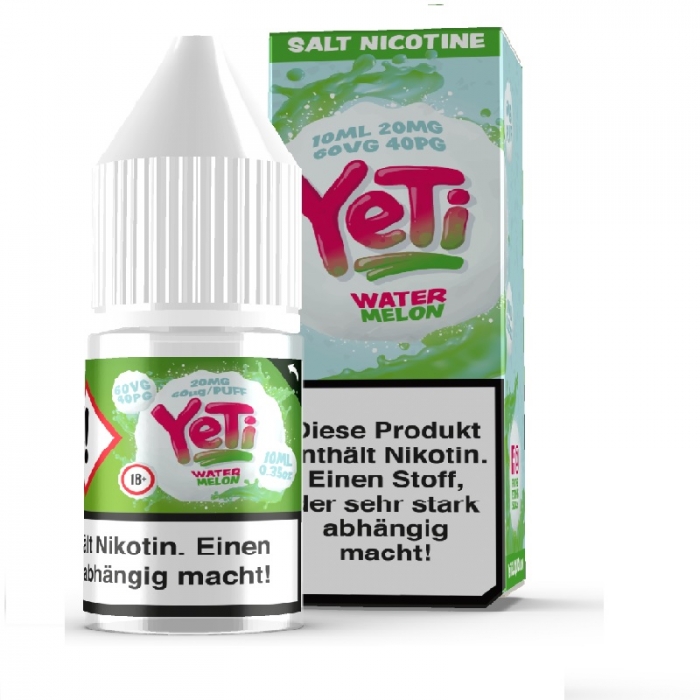 Watermelon 10ml Nikotinsalzliquid (Wassermelon & Frische) - Yeti