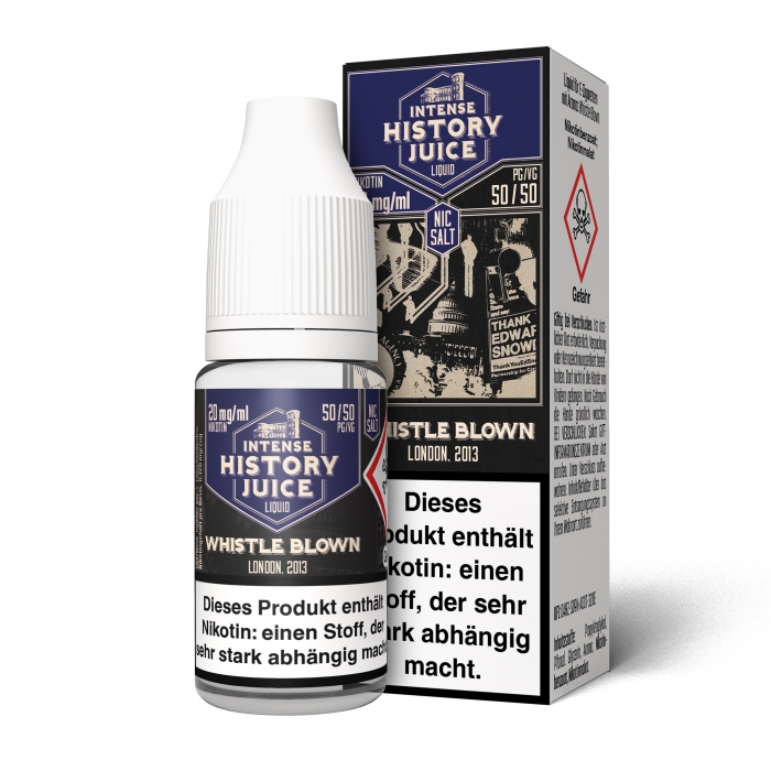 Whistle Blown (Pfirsich Maracuja) Nikotinsalzliquid - INTENSE HISTORY JUICE