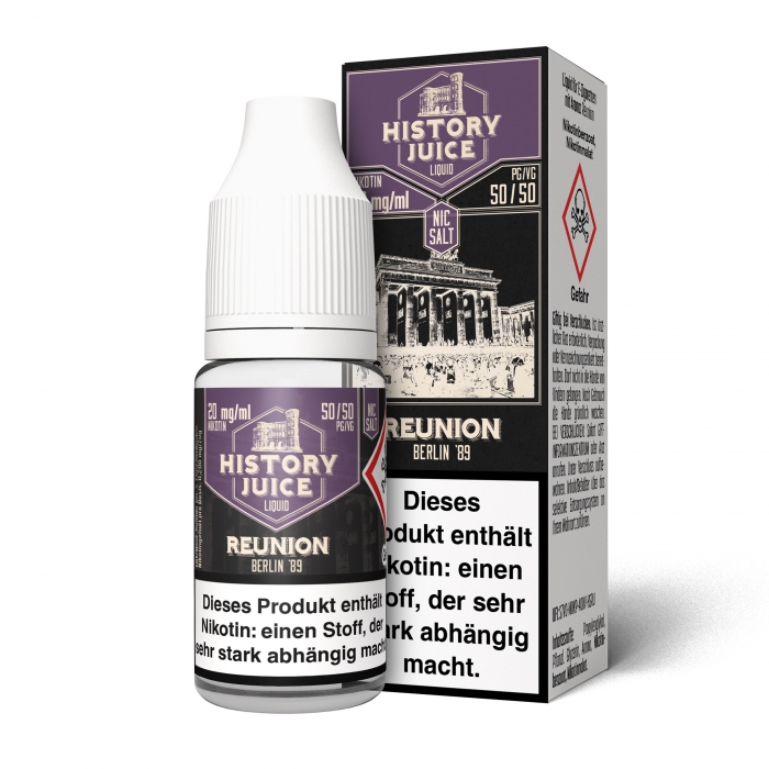 Reunion (Tabak) Nikotinsalzliquid - HISTORY JUICE