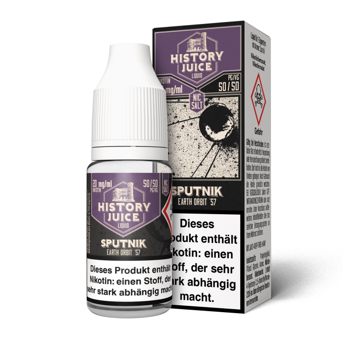 Sputnik (rote Frchte, Menthol) Nikotinsalzliquid - HISTORY JUICE