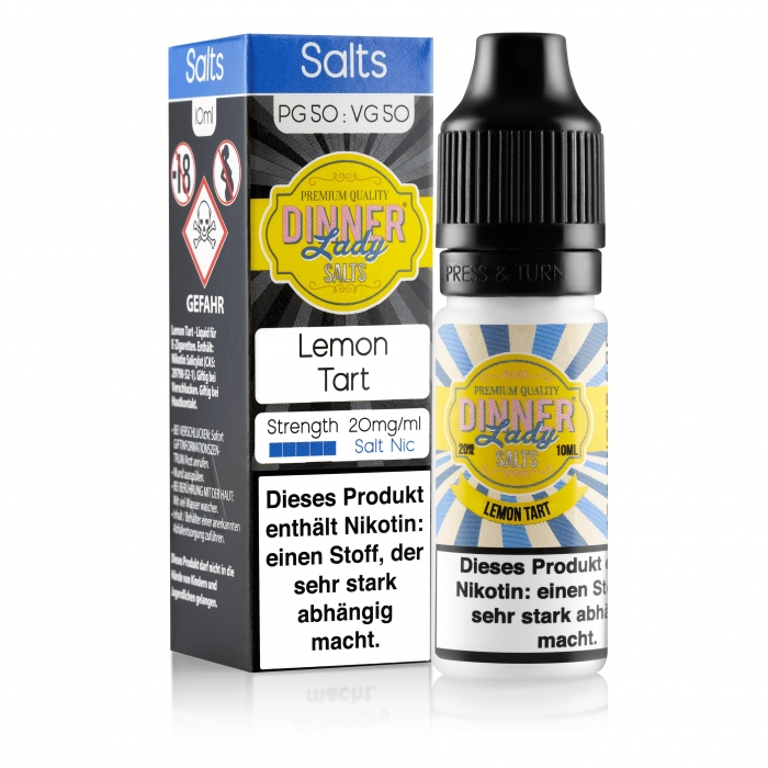 Lemon Tart Nikotinsalzliquid (Zitronentart) - Dinner Lady