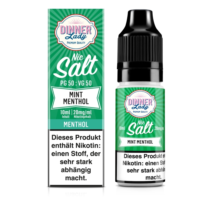 Mint Menthol Nikotinsalzliquid (Minze & Menthol) - Dinner Lady