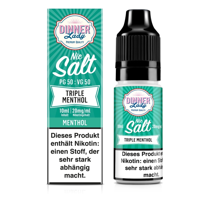 Triple Menthol Nikotinsalzliquid (Menthol & Eukalyptus) - Dinner Lady