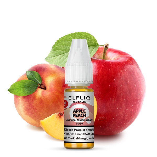 Apple Peach Nikotinsalzliquid (Apfel & Pfirsich) - ElfLiq (ELFBAR)