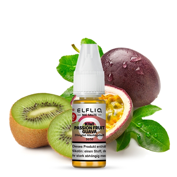 Kiwi Passionfruit Guava Nikotinsalzliquid - Elfliq (ELFBAR)