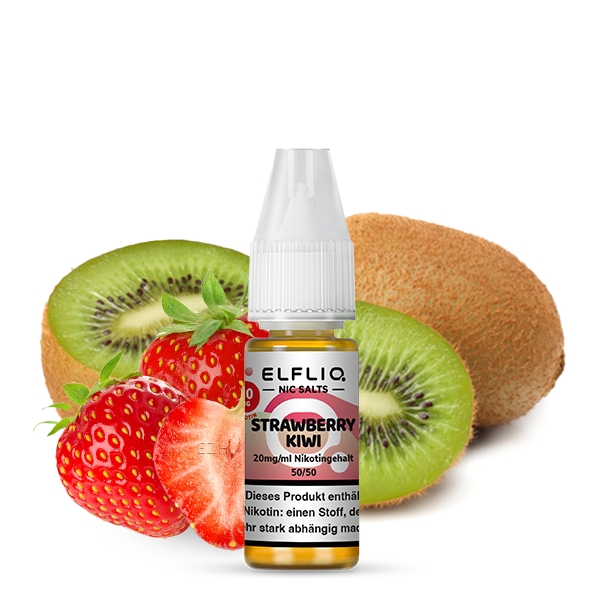 Strawberry Kiwi Nikotinsalzliquid (Erdbeere & Kiwi) - Elfliq (ELFBAR)
