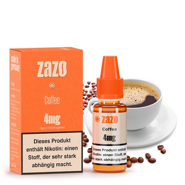 Coffee E-Liquid 10ml von Zazo - Made in Germany