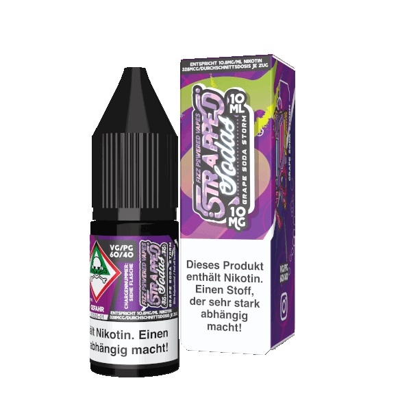 Grape Soda Storm Nikotinsalzliquid - Strapped Soda