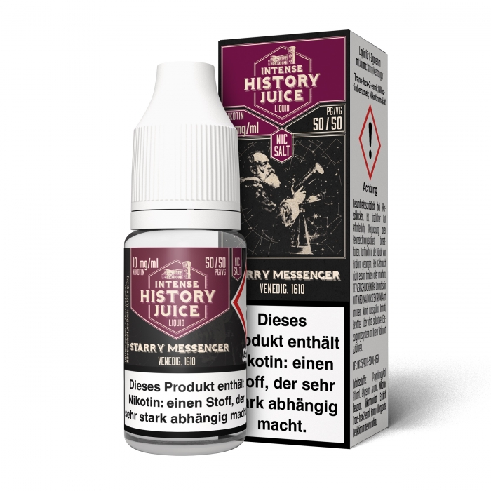 Starry Messenger (Grner Apfel) Nikotinsalzliquid - INTENSE HISTORY JUICE