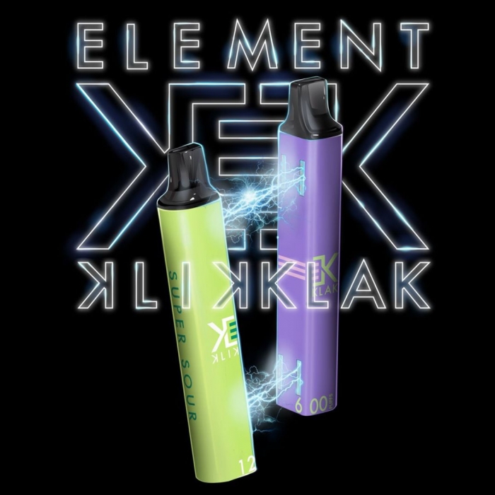 KLIK KLAK Einweg-E-Zigarette (diverse Sorten) by Element