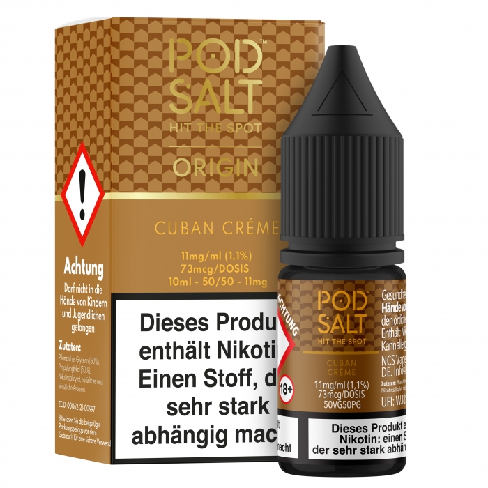 ORIGIN Cuban Cream Nikotinsalzliquid - POD SALT