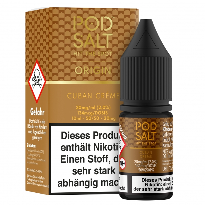 ORIGIN Cuban Cream Nikotinsalzliquid - POD SALT