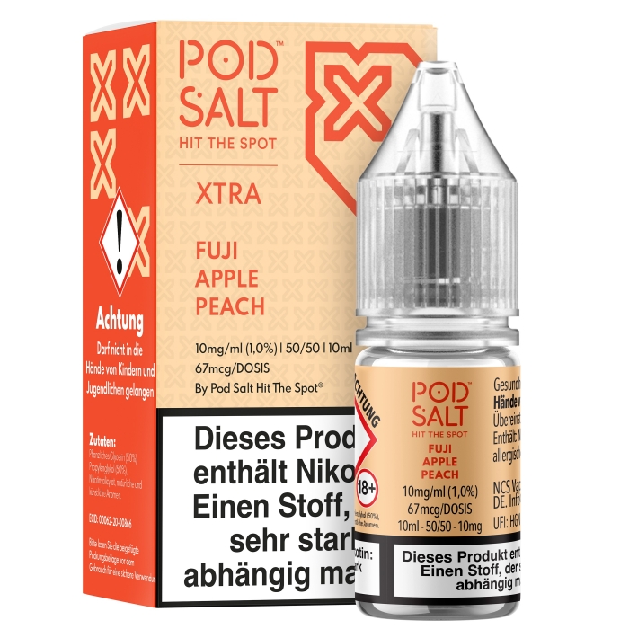 XTRA Fuji Apple Peach Nikotinsalzliquid - POD SALT