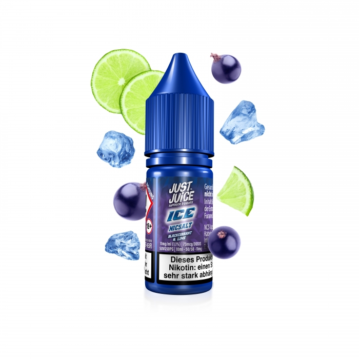 Blackcurrant Lime Ice Nikotinsalzliquid - Just Juice