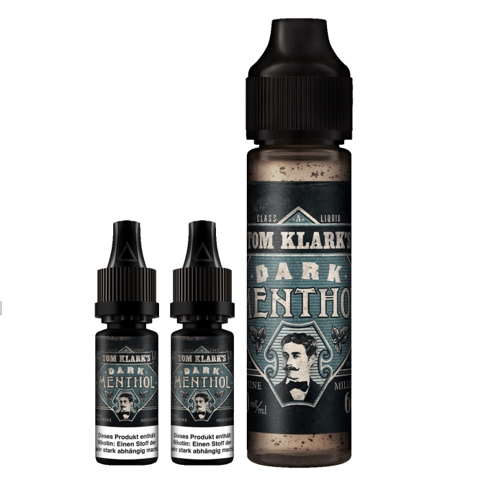 *NEU* Tom Klark Dark Menthol Premium Fertigliquid 60ml Shortfill - E-Liquid made in Germany