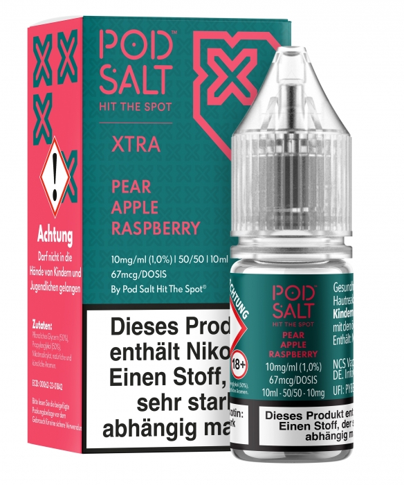 XTRA PEAR APPLE RASPBERRY Nikotinsalzliquid - POD SALT