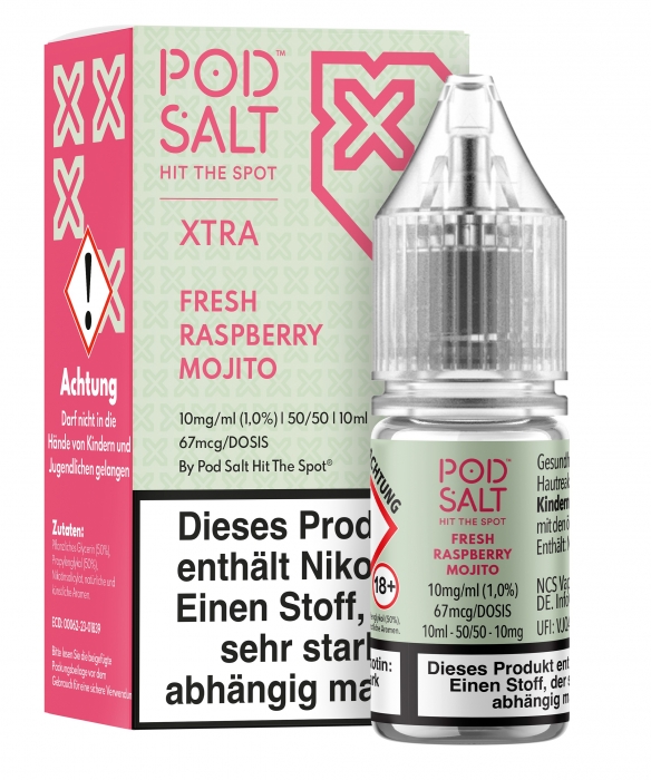 XTRA FRESH RASPBERRY MOJITO Nikotinsalzliquid - POD SALT