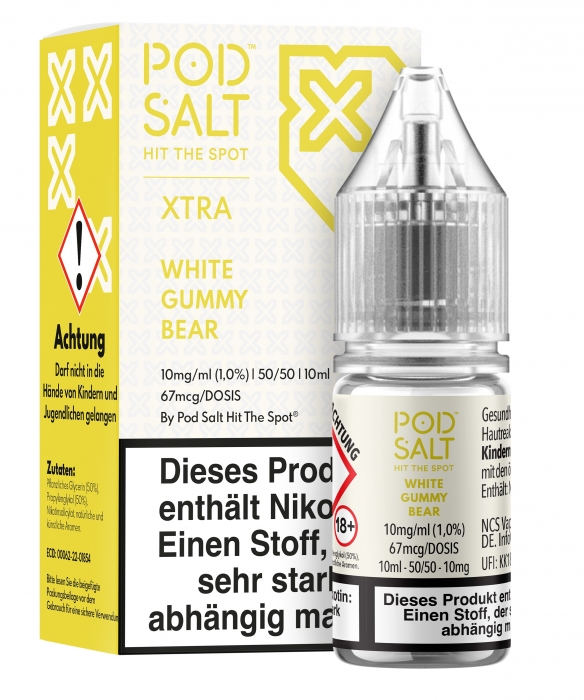 XTRA WHITE GUMMY BEAR Nikotinsalzliquid - POD SALT