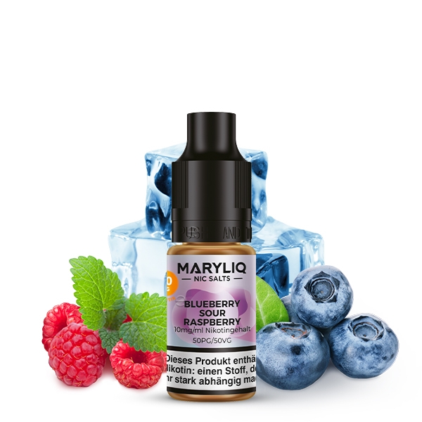 Blueberry Sour Raspberry Nikotinsalzliquid - Maryliq (Lost Mary)