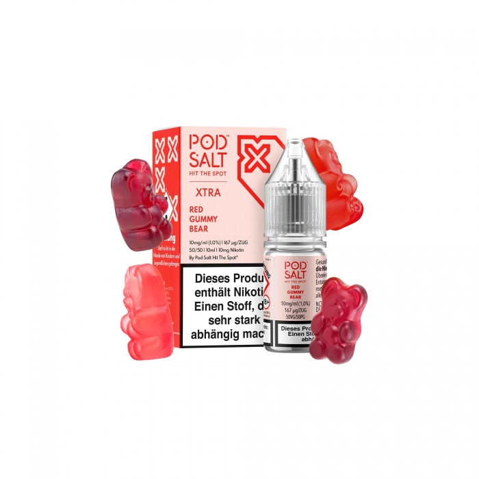 Xtra Red Gummy Bear Nikotinsalzliquid -  POD SALT