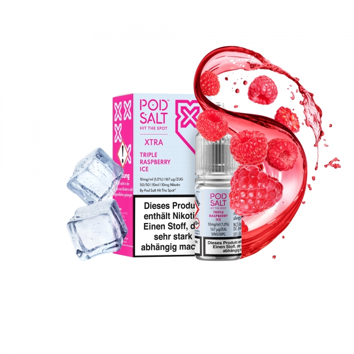 Xtra Triple Raspberry Ice Nikotinsalzliquid - POD SALT