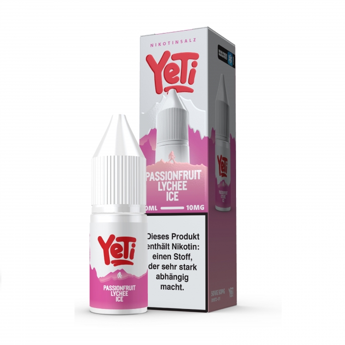 Passionfruit Lychee Ice - 10ml Nikotinsalzliquid (Passionsfrucht,Lychee&Frische) - Yeti