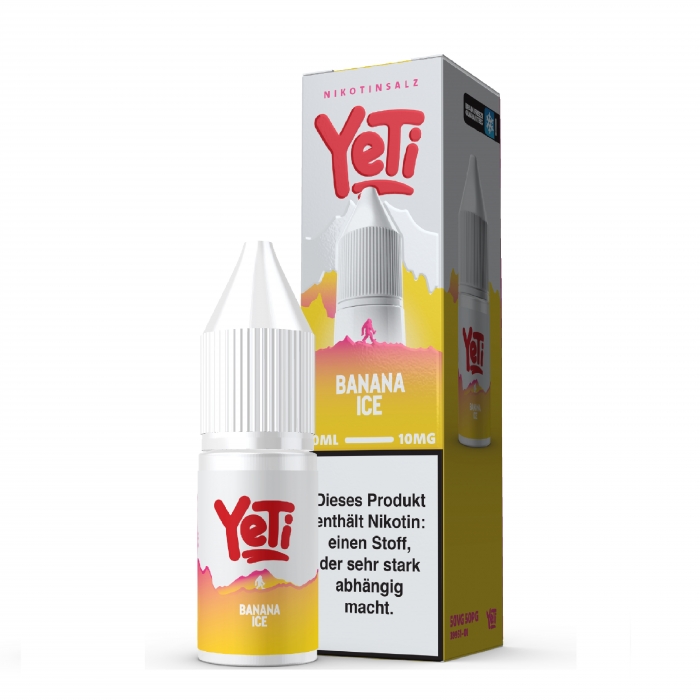 Banana Ice - 10ml Nikotinsalzliquid (Banane&Frische) - Yeti