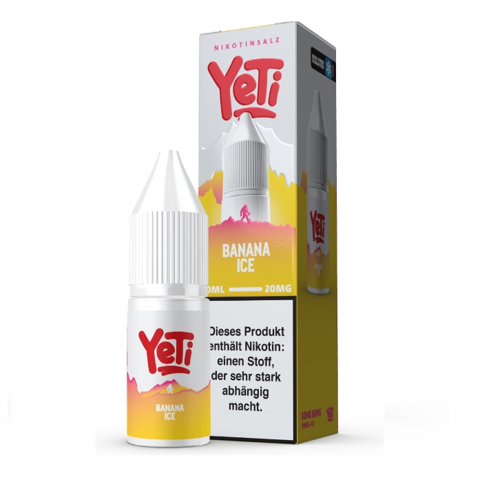 Banana Ice - 10ml Nikotinsalzliquid (Banane&Frische) - Yeti