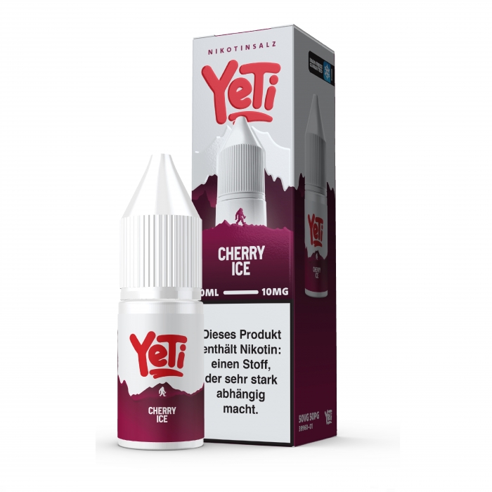 Cherry Ice - 10ml Nikotinsalzliquid (Kirsche&Frische) - Yeti