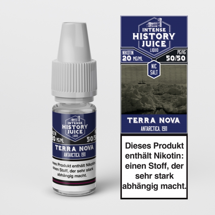 Terra Nova (Zitrone-Eisbonbon) Nikotinsalzliquid - INTENSE HISTORY JUICE